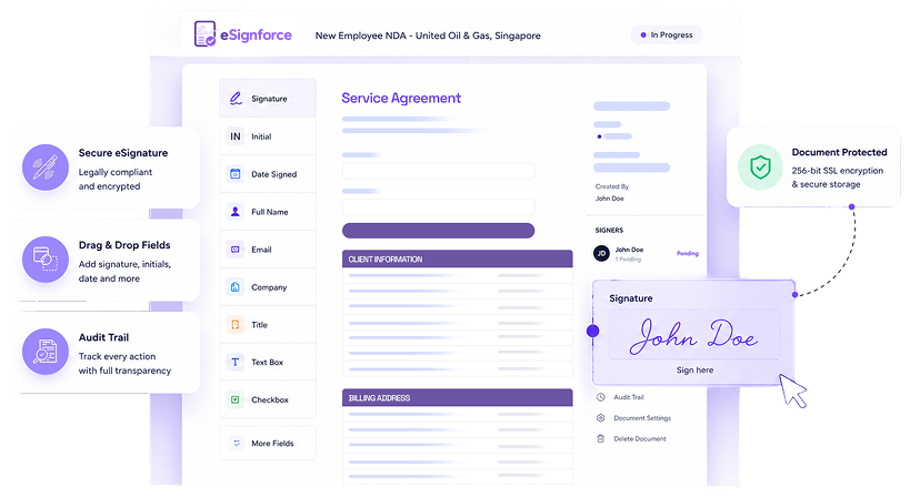 Why Choose eSignforce Platform Showcase